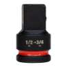 Afbeeldingen van MILWAUKEE® ½" slagvaste doppen - verloopstuk Impact socket adaptor 1/2" to 3/4"-1pc
