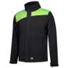 Afbeeldingen van SOFTSHELL BICOLOR NADEN BLACKLIME M