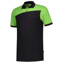 Afbeeldingen van POLOSHIRT BICOLOR NADEN BLACKLIME M