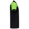 Afbeeldingen van POLOSHIRT BICOLOR NADEN BLACKLIME M