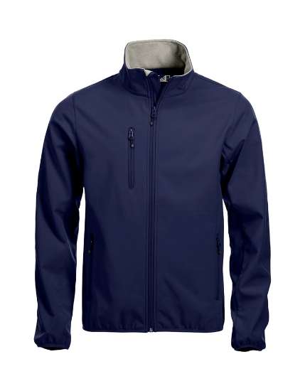 Afbeeldingen van BASIC SOFTSHELL JACKET DARK NAVY 3XL