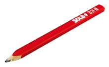 Afbeeldingen van Timmermanspotlood rood 24cm HB Sola