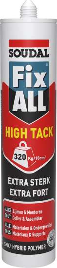 Afbeeldingen van Soudal Fix-All High-tec wit Komo-keur