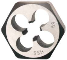Afbeeldingen van HSS Zeskante snijmoer, DIN 382, M6 (vpe 1)