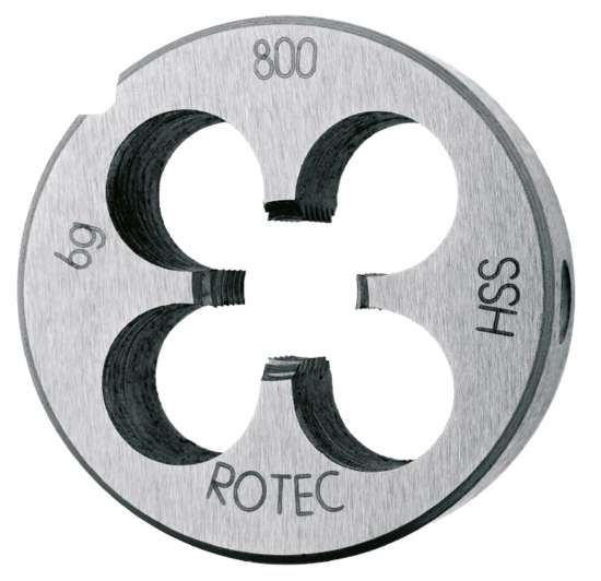 Afbeeldingen van HSS Ronde snijplaat, DIN-EN 22568, M12 (vpe 1
