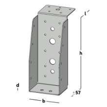 Afbeeldingen van GB Balkdrager GBS-LL 71x171 1,5 SV