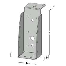 Afbeeldingen van GB Balkdrager GBS-LL 63x160 1,5 SV
