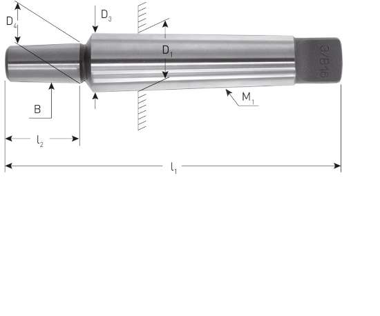 Afbeeldingen van Boorhouderstift MK3 - B16 (vpe 1)