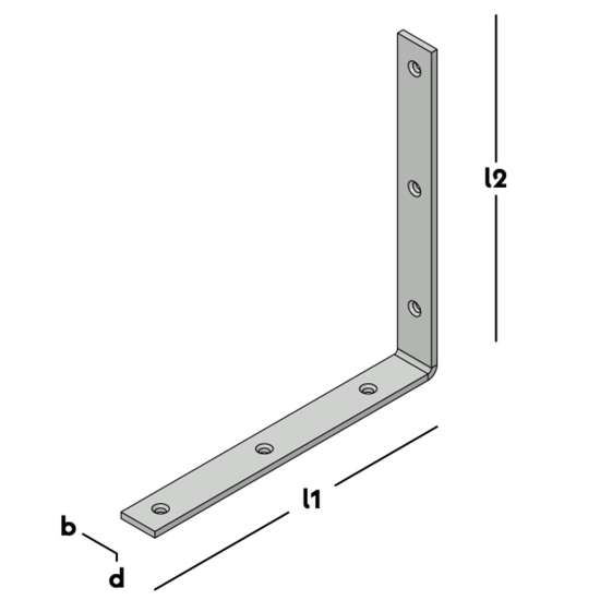 Afbeeldingen van GB Dorpelhoek zwaar 250x250 30x5 ZM