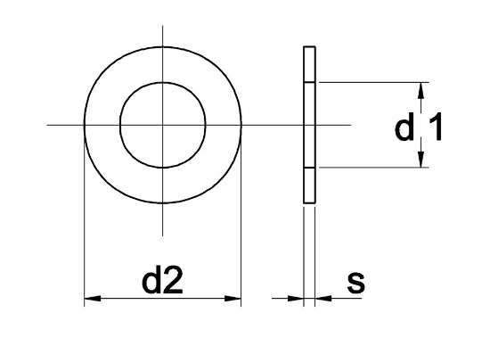 Afbeeldingen van Sluitring Din 125A NY M 24 KVP-50