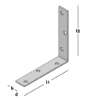 Afbeeldingen van GB Stoelhoek 100x100 20x2 EV