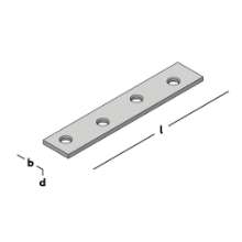 Afbeeldingen van GB Verbindingsplaat 80 15x2 ZM