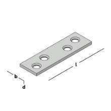 Afbeeldingen van GB Verbindingsplaat 50 15x2 ZM