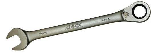Afbeeldingen van 4Tecx Ring-steek ratelsleutel 18mm