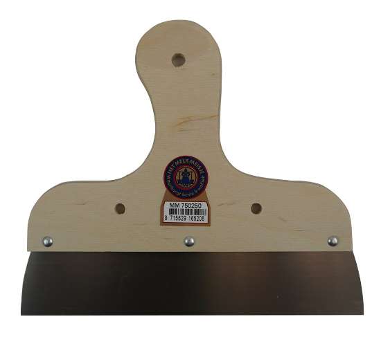 Afbeeldingen van Spackmes 250mm houten greep RVS