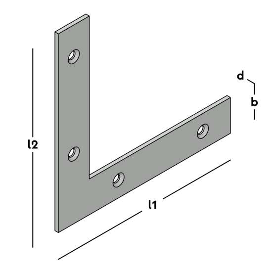 Afbeeldingen van GB Raamhoek recht 100x100 18x1,5 ZM 300