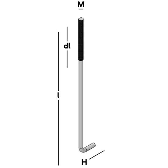 Afbeeldingen van GB Muurplaatanker M12 400x50 dl>120 VD