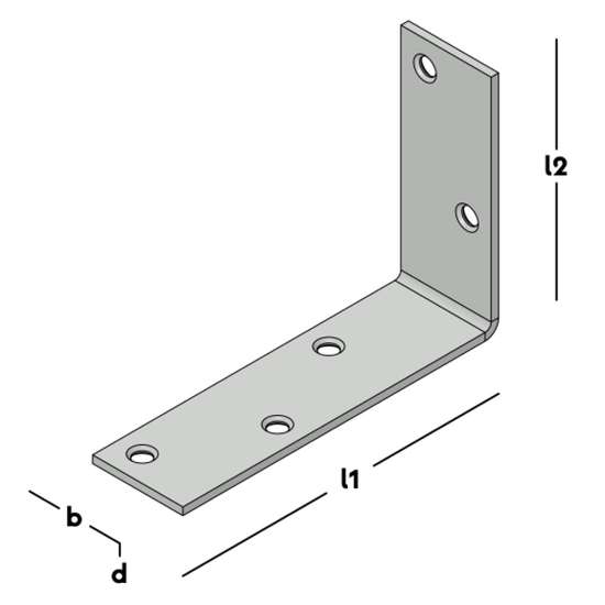 Afbeeldingen van GB Versterkingshoek 105x75 30x2,5 SV