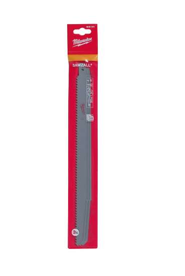 Afbeeldingen van Milwaukee Reciprozaagblad 300 x 6 Tpi - 3 pcs