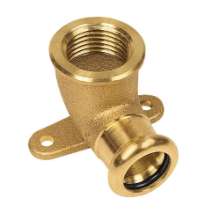 Afbeeldingen van BONFIX 833405 M-press brons water muurplaat 1