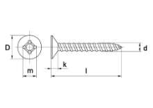 Afbeeldingen van SCHROEF DIN 7982 A2 3,5 X 16 - 200