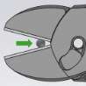 Afbeeldingen van Kracht-Zijsnijtang Twinforce 180 mm