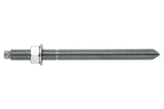 Afbeeldingen van Ankerstang 5.8 verzinkt M10x130 met opgemonte