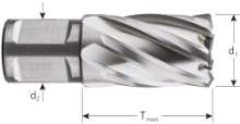 Afbeeldingen van HSS metaal-kernboor 12x30-werklengte Weldon 1