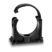 Afbeeldingen van Buisklem VDL PP 40mm zwart type C (+ beugel)