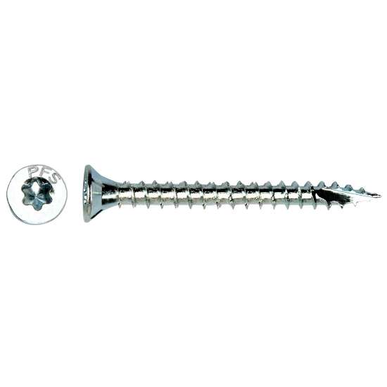 Afbeeldingen van Spaanplaatschroef P17 platkop torx-15 3,5x40