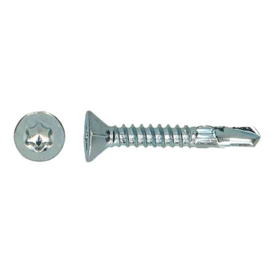 Afbeeldingen van Vleugelteks 6,3x80 platkop torx-30 boorpunt L