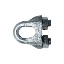 Afbeeldingen van Staaldraadklem tbv 6,5mm kabel zwaar H=28 hoh