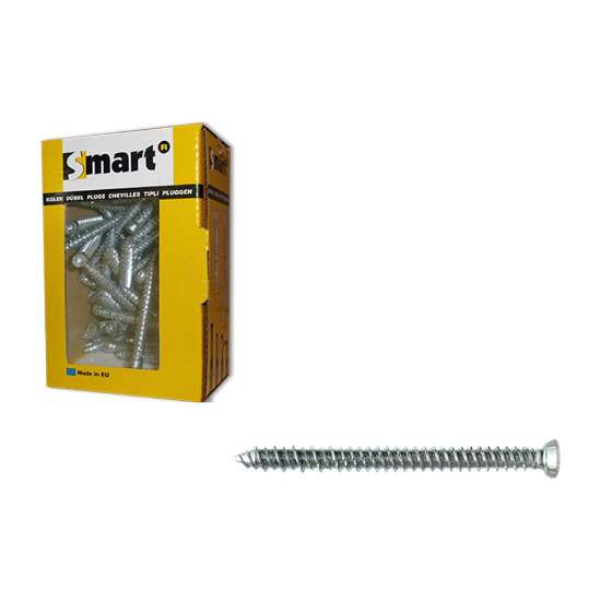 Afbeeldingen van Kozijnschroef 7,5x72 platkop torx-30
