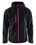 Afbeeldingen van Blåkläder/Softshell Jack/4949/Zwart/Rood/M