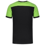 Afbeeldingen van T-SHIRT BICOLOR NADEN BLACKLIME XL