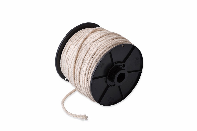Afbeeldingen van Touw geruwd geslagen 3-strengs PP 08mm / brui