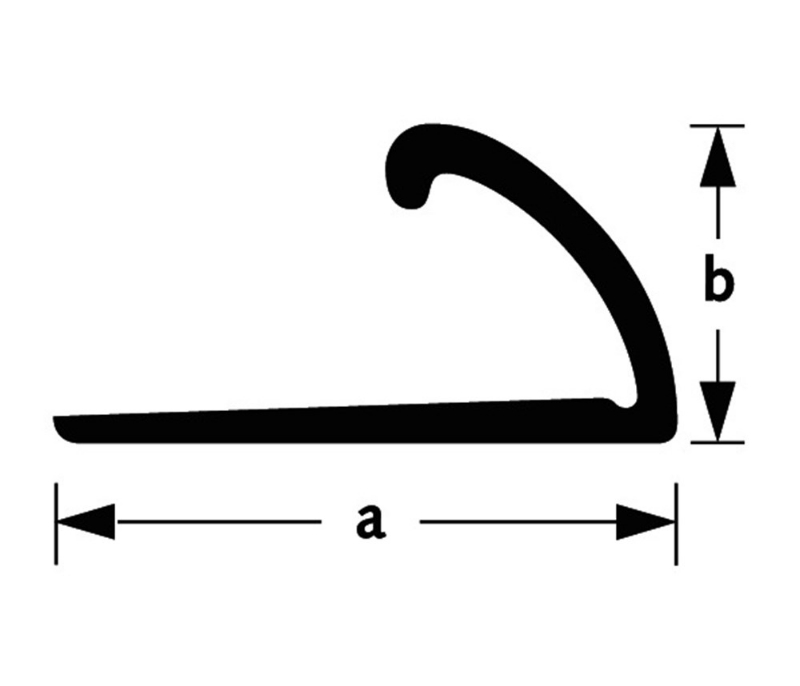 Afbeeldingen van Afdekstrip aluminium zilver geanodiseerd 26x13,5mm 100cm