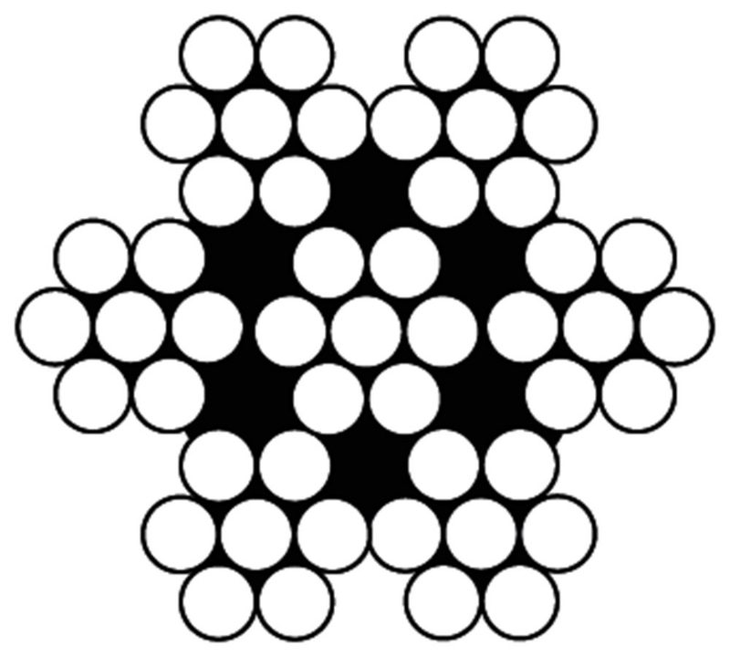 Afbeeldingen van STR77042030-M / Staalk. 7x7 03mm rol 100 mtr