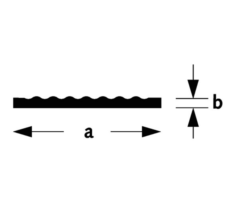 Afbeeldingen van Slijtstrip s30 alu brute 30x3mm 2m