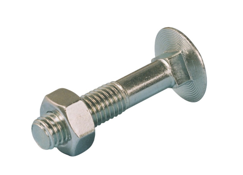 Afbeeldingen van M10 x 200/32 Slotbouten met moer, staal verzinkt