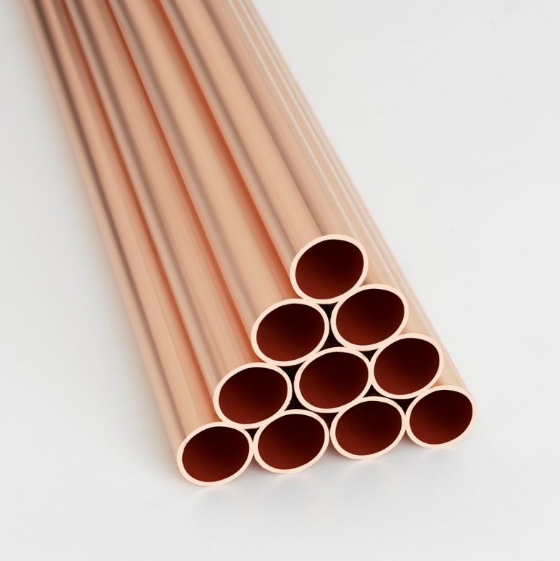 Afbeeldingen van HALCOR Koperen buis 22x1,1mm KIWA/Gastec HH à 2,5mtr