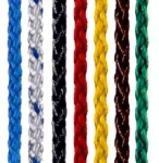 Afbeeldingen van Nylon koord gevlochten met kern wit 100m 6mm