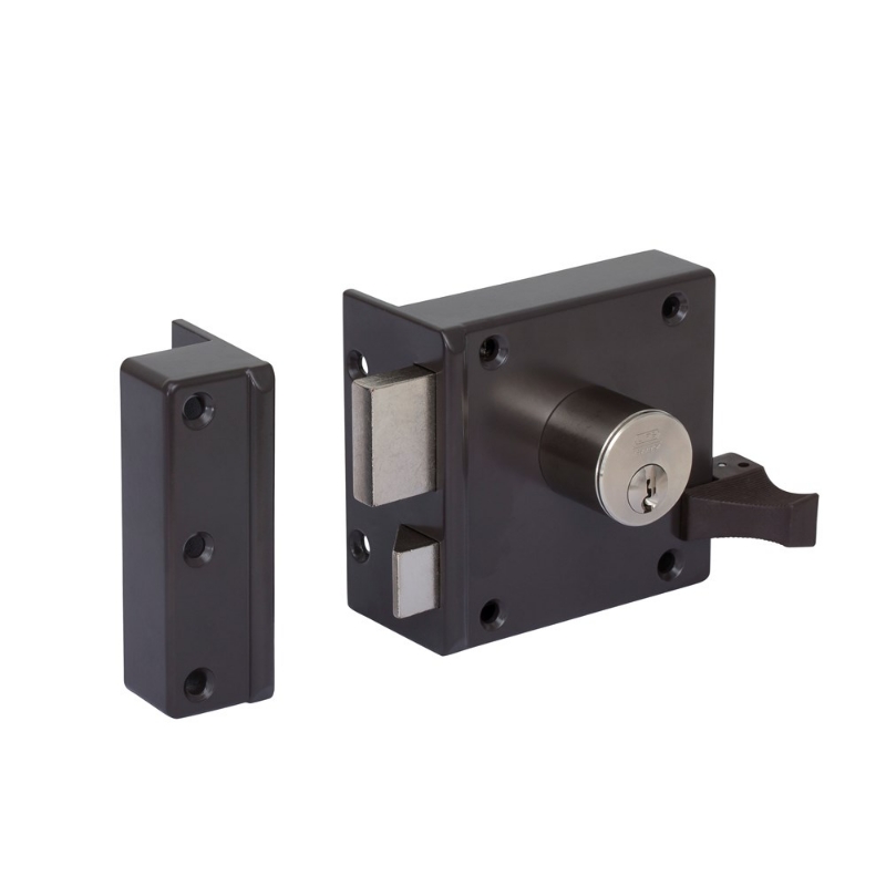 Afbeeldingen van 1754-1 Veiligheidsoplegslot, losse buitencilinder en veiligheidsrozet