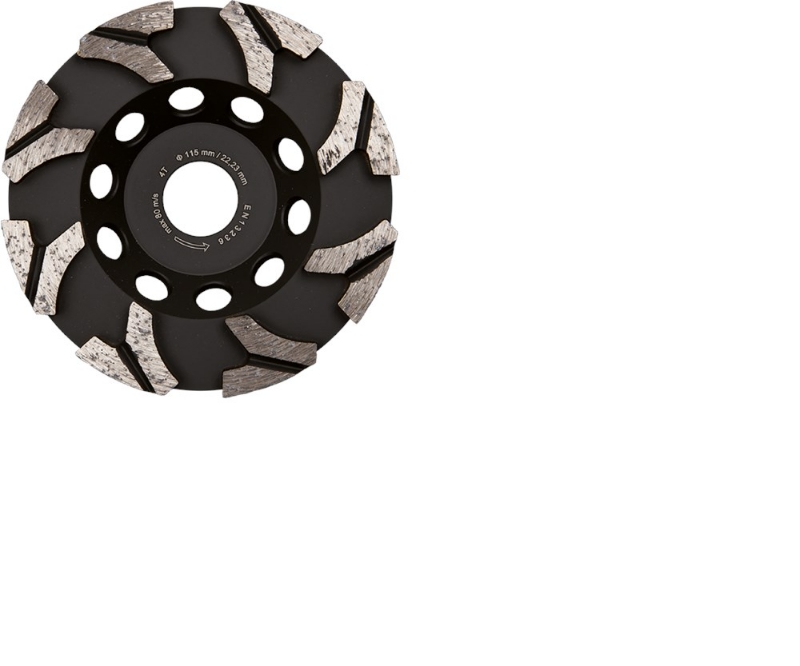 Afbeeldingen van Diamant-komschijf 'V-CUP', ø125xø22,2