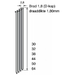 Afbeeldingen van Brad DA18 CRvs 38 mm doos 4,00mille