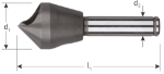 Afbeeldingen van HSS-E Verzinkfrees 90°, met schuin gat, ø21 (ø10 - ø15)