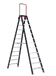 Afbeeldingen van Taurus dubbel oploopbare trap TDO 2 x 12 met beugel