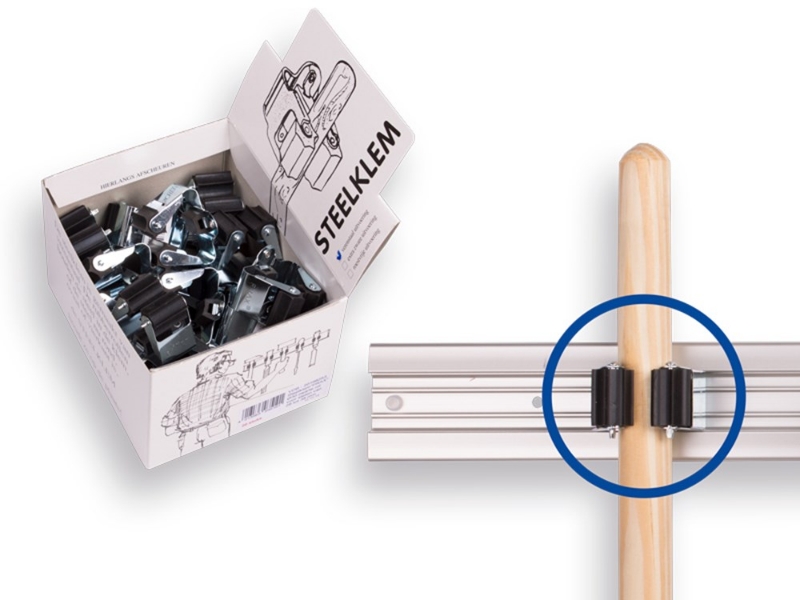 Afbeeldingen van Prax steelklem rond 25mm