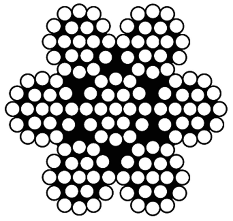 Afbeeldingen van Staalkabel 7x19 / 03 mm / op rol à 100 meter