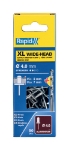 Afbeeldingen van Rapid 4x10mm XL blindklinknagels 50 st. + boor, Blister